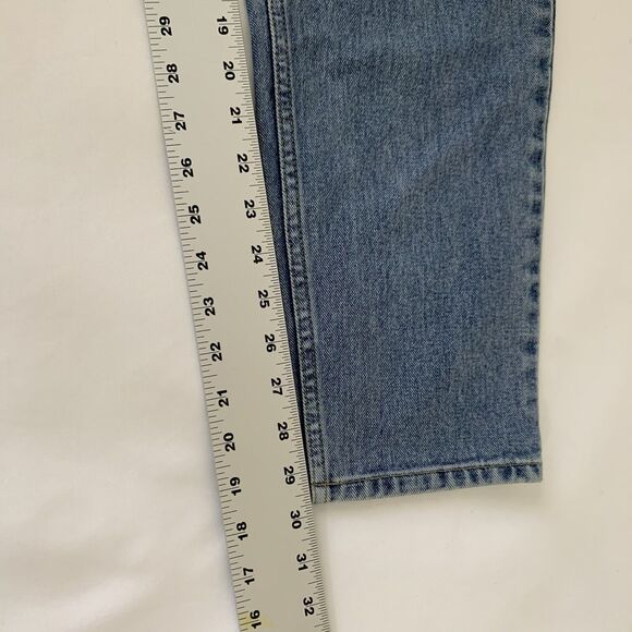 Vintage Cherokee Jeans Women 8 Blue 100% Cotton High Waisted Denim 90s Mom 26x30 - Picture 8 of 11